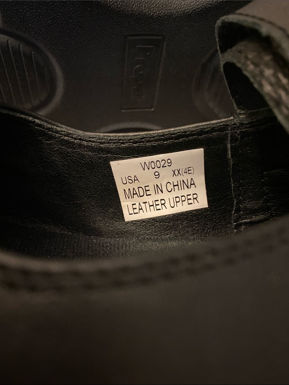 Propét Women's Mary Janes Walker Black Leather Comfort Shoes Size 9 XX Ortho - Picture 4 of 4
